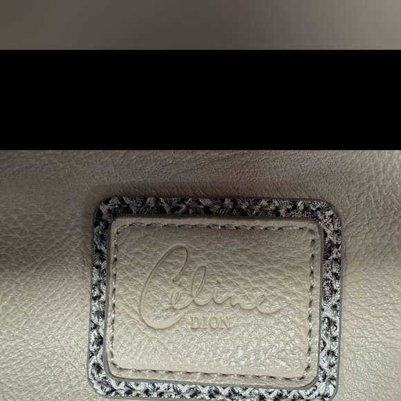 Celine Dion Leather Purse Creme Snake Print EUC - Picture 3 of 8